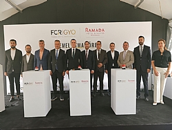 FCR GYO OTEL PROJESİNİN TEMELİNİ ATTI